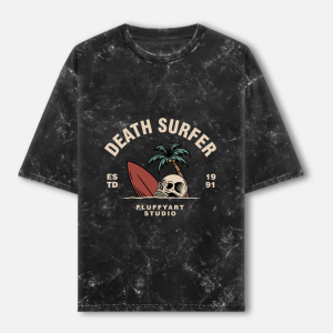 Death Surfer Acid Wash Front