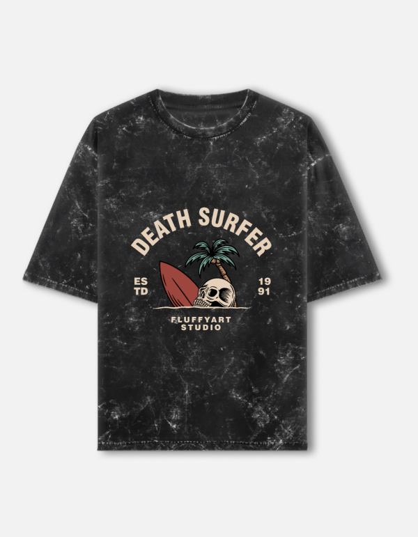 Death Surfer Acid Wash Front